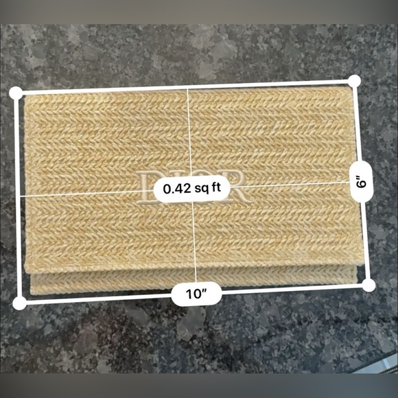 Dior raffia clutch Women's rattan Bag - Picture 4 of 4